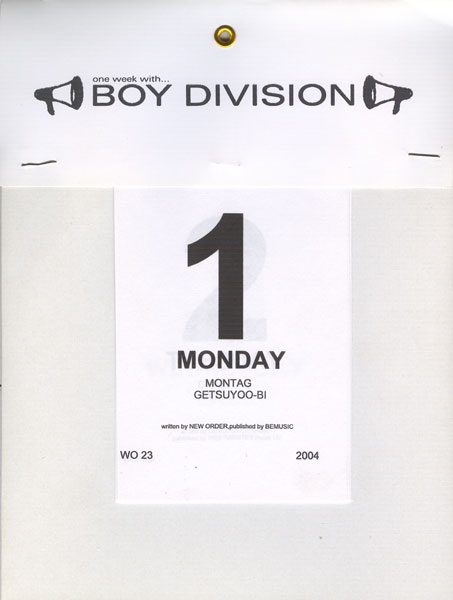 One Week With Boy Division
